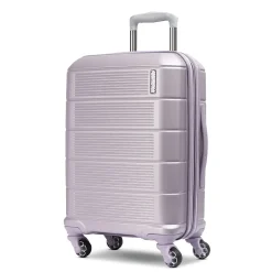 Stratum 2.0 22" Hardside Carry-On Suitcase, 4-Wheeled Spinner, Purple Haze (142348-4321)<American Tourister Clearance