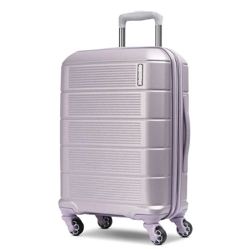Stratum 2.0 22" Hardside Carry-On Suitcase, 4-Wheeled Spinner, Purple Haze (142348-4321)<American Tourister Clearance