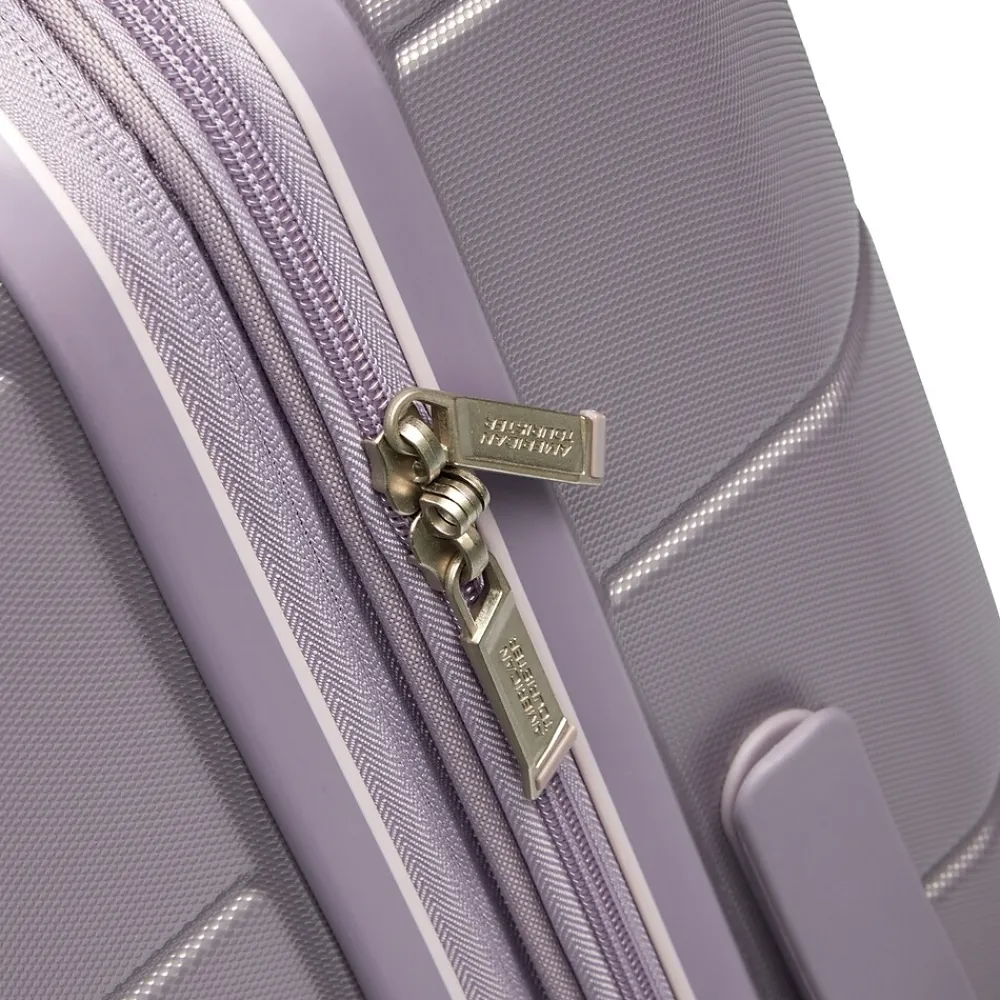 Stratum 2.0 22" Hardside Carry-On Suitcase, 4-Wheeled Spinner, Purple Haze (142348-4321)<American Tourister Clearance