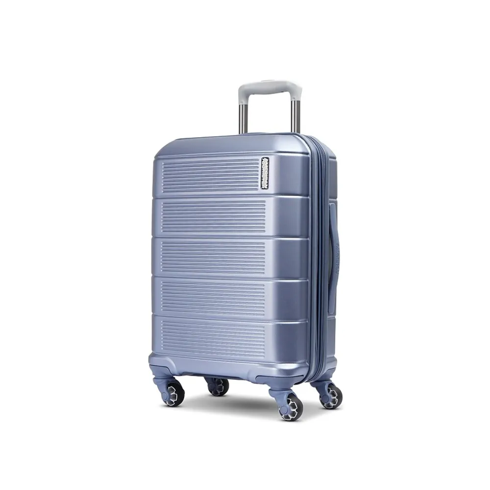 Stratum 2.0 22" Hardside Carry-On Suitcase, 4-Wheeled Spinner, Slate Blue (142348-E264)<American Tourister Hot