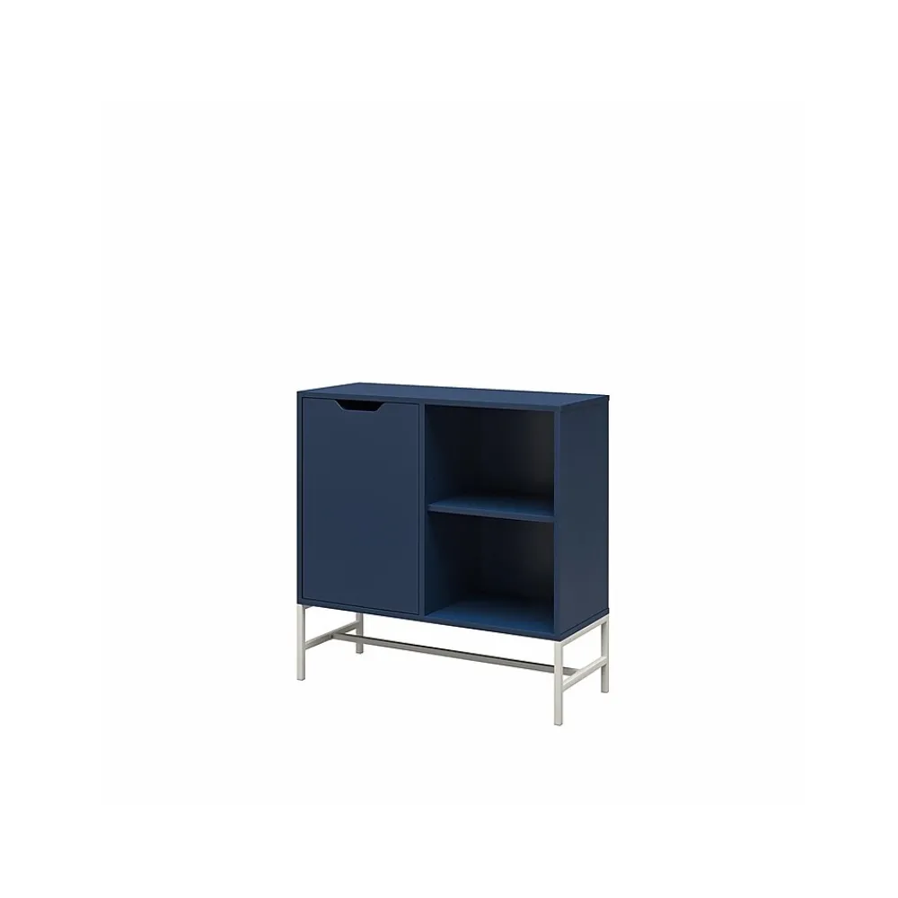 Bookcases*Ameriwood Modine 30"H 2-Shelf Bookcase with Adjustable Shelf, Navy (3483837COM)