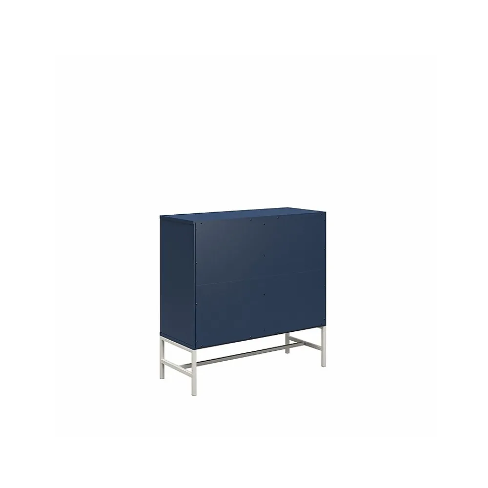 Bookcases*Ameriwood Modine 30"H 2-Shelf Bookcase with Adjustable Shelf, Navy (3483837COM)