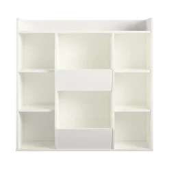 Bookcases*Ameriwood Tyler 40.8"H 9-Shelf Bookcase, White Particle Board (4865013COM)