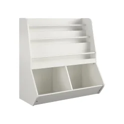 Bookcases*Ameriwood Tyler 36"H 5-Shelf Bookcase, White Particle Board (4947013COM)