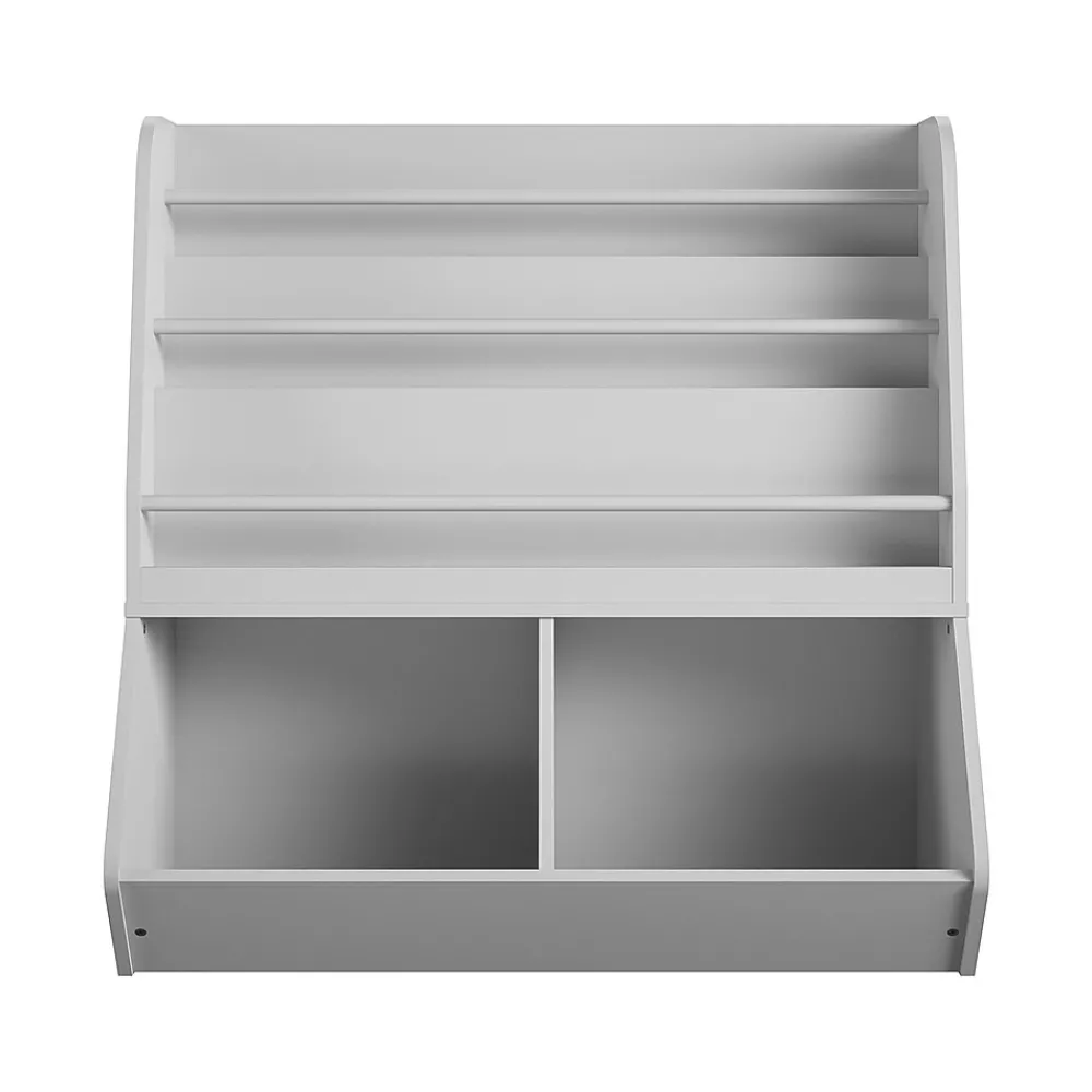 Bookcases*Ameriwood Tyler 36"H 5-Shelf Bookcase, Dove Gray Particle Board (4947412COM)