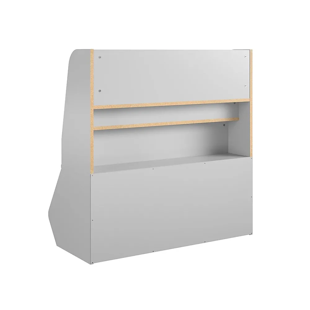 Bookcases*Ameriwood Tyler 36"H 5-Shelf Bookcase, Dove Gray Particle Board (4947412COM)