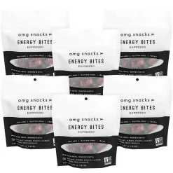 AMG Snacks Gluten Free Espresso Energy Bar, 6 Bars/Box (344-00001)