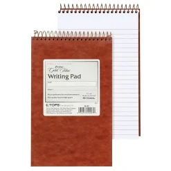 Notepads|Ampad Gold Fibre Notepad, 5" x 8", College Ruled, White, 80 Sheets/Pad (20-007)