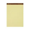 Notepads|Ampad Gold Fibre Notepads, 8.5" x 11.75", Narrow Ruled, Canary, 50 Sheets/Pad, 12 Pads/Pack (TOP 20-022)