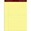 Notepads|Ampad Gold Fibre Notepads, 8.5" x 11.75", Wide Ruled, Canary, 50 Sheets/Pad, 4 Pads/Pack (TOP20-032R)