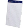 Notepads|Ampad Gold Fibre Notepads, 5" x 8", College Ruled, White, 50 Sheets/Pad, 4 Pads/Pack (TOP 20-018R)