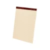 Notepads|Ampad Gold Fibre Retro Notepad, 8.5" x 11.75", Wide Ruled, Ivory, 50 Sheets/Pad, 12 Pads/Pack (TOP 20-009)