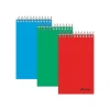Notepads|Ampad Memo Pads, 3" x 5", Narrow, Assorted, 60 Sheets/Pad, 3 Pads/Pack (OXF 45-093)