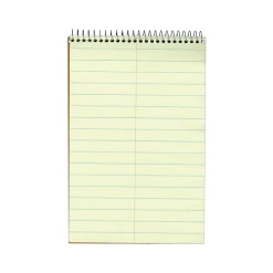 Notepads|Ampad Steno Book, 6" x 9", Pitman Ruled, 80 Sheets, White/Green (TOP 25-275)