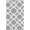 Amscan Modern Elegance Guest Towel, 2-ply, Gray/White, 16 Napkins/Pack, 4/Pack (530051)