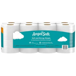 Mega Toilet Paper, 2-ply, White, 320 Sheets/Roll, 16 Rolls/Case (79423/02/01)<Angel Soft Best