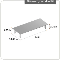 Outlet Anji Mountain Acacia Wood Monitor Stand, Up to 32