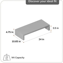 New Anji Mountain Mango Wood Monitor Stand, Up to 32