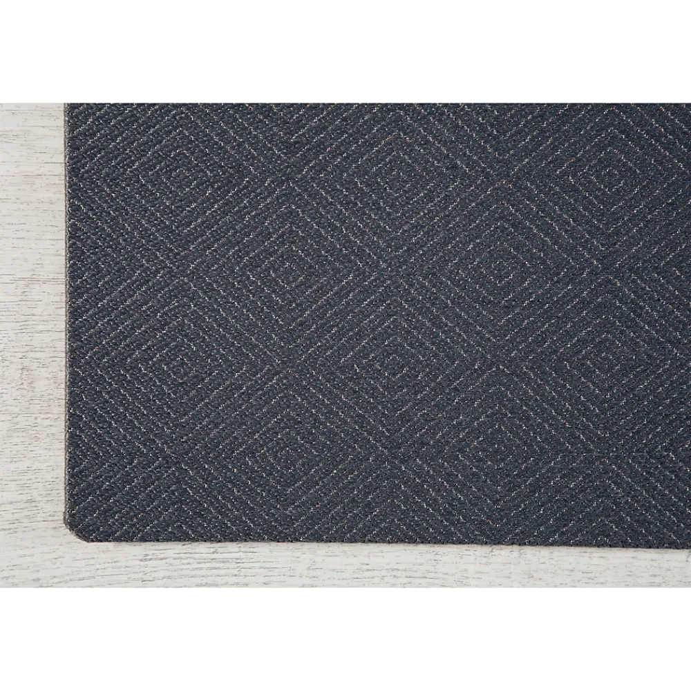 Chair Mats*Anji Mountain Rug'd Beluga Carpet & Hard Floor Chair Mat, 36" x 48", Gray Polyester (AMB9029)