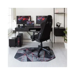 Chair Mats*Anji Mountain Rug'd Cracked Ice Carpet & Hard Floor Chair Mat, 36