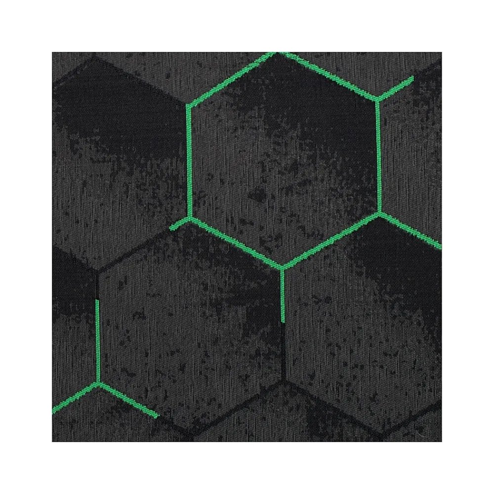 Chair Mats*Anji Mountain Rug'd Kaleidoscope Carpet & Hard Floor Chair Mat, 36" x 48", Gray/Green (AMB9110)