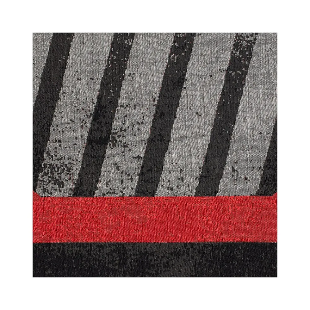 Chair Mats*Anji Mountain Rug'd Prizm Red Carpet & Hard Floor Chair Mat, 36" x 48", Gray/Red (AMB9107)