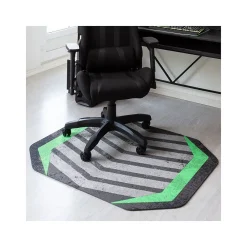 Chair Mats*Anji Mountain Rug'd Prizm Green Carpet & Hard Floor Chair Mat, 36