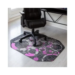 Chair Mats*Anji Mountain Rug'd Refracted Carpet & Hard Floor Gaming Chair Mat, 36