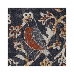 Chair Mats*Anji Mountain Rug'd Robin Carpet & Hard Floor Chair Mat, 36" x 48", Gray/Orange (AMB9018)