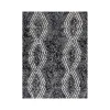 Chair Mats*Anji Mountain Rug'd Smiljan Carpet & Hard Floor Chair Mat, 36" x 48", Black/White Polyester (AMB9022)