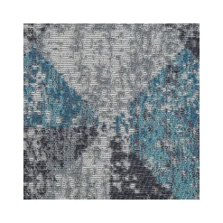 Chair Mats*Anji Mountain Rug'd Tromso Carpet & Hard Floor Chair Mat, 36" x 48", Blue/Black/Gray (AMB9035)