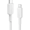 Bio-Braided USB-C Charging Cable, 6 ft., White (A81B6H21-1)<Anker Best