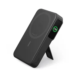 MagGo MagSafe Wireless USB-C Power Bank for iPhone 12 and later, 10,000 mAh, Black (A1654H11-1)<Anker