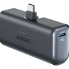 Nano USB-C Power Bank, 5000 mAh, Black (A1653H11-1)<Anker Sale