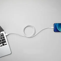 Powerline Select+ USB-A to Lightning Charging Cable, 6 ft., White (A8013H21-1)<Anker Best