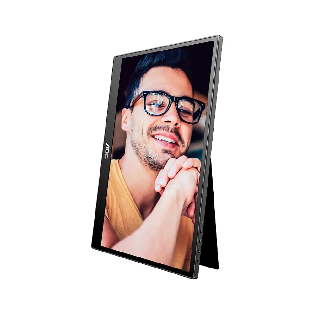 Discount AOC 15.6" 60 Hz LCD Portable Monitor, Black (16T3E)