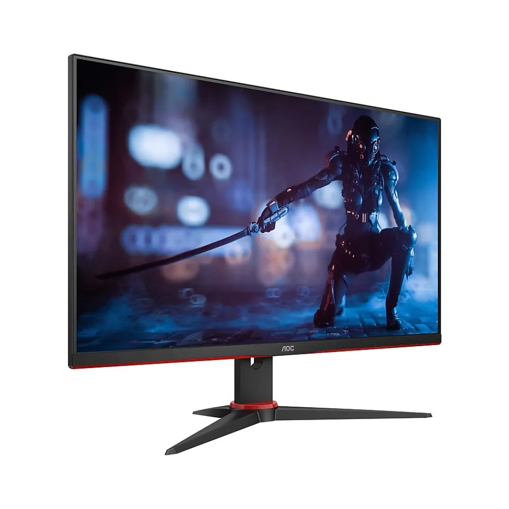 Outlet AOC 24" 165 Hz LED Gaming Monitor, Black/Red (24G2SE)