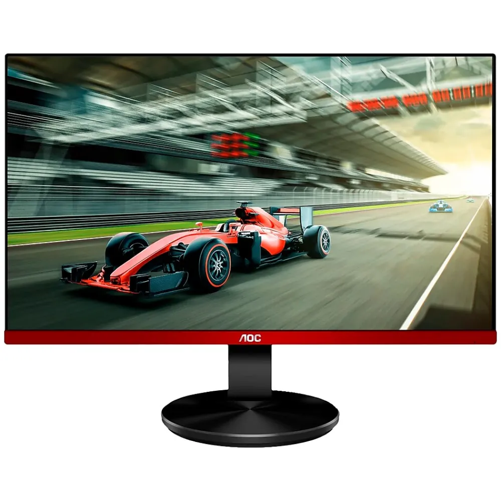 Clearance AOC G90 24" LED Monitor, Black/Red (G2490VX)