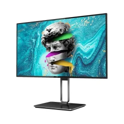 AOC U2 Series 27" 4K Ultra HD 60 Hz LCD Everyday Monitor, Black/Gray (U27U2DP)