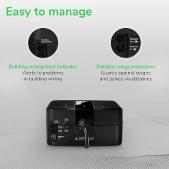 APC Back-UPS 650 Battery Backup & Surge Protector w/ USB, 8-Outlets (BE650G1)