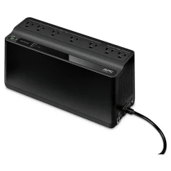 APC Back-UPS BE Series 600VA 7-Outlet Desktop Battery Backup & Surge Protector w/ USB, Black (BE600M1)