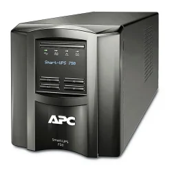 APC Series 750VA UPS with SmartConnect, 6-Outlets, Black (SMT750C)