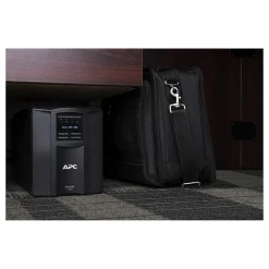 Schneider APC Smart-UPS, Line Interactive, 1500VA, Tower, 120V, 8x NEMA 5-15R outlets, SmartConnect Port+SmartSlot, AVR, LCD (SMT1500C)