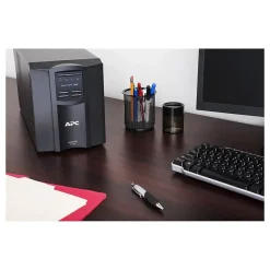 Schneider APC Smart-UPS, Line Interactive, 1500VA, Tower, 120V, 8x NEMA 5-15R outlets, SmartConnect Port+SmartSlot, AVR, LCD (SMT1500C)