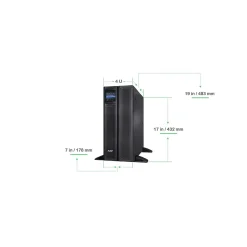 APC Smart-UPS X 2000 Rack/Tower LCD 1920VA 10-Outlet UPS, Black (SMX2000LVNC)