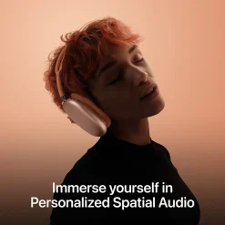AirPods Max Wireless Active Noise Canceling Over-Ear Headset, USB-C, Bluetooth, Orange (MWW73AM/A)<Apple Best
