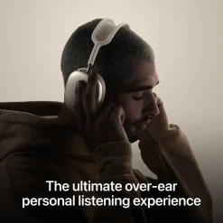 AirPods Max Wireless Active Noise Canceling Over-Ear Headset, USB-C, Bluetooth, Blue (MWW63AM/A)<Apple Sale