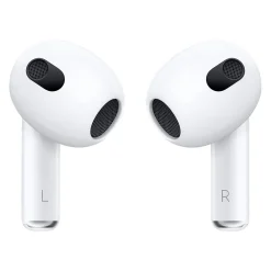 AirPods (3rd Generation) Bluetooth Earbuds with Magsafe Charging Case, White (MME73AM/A)<Apple New