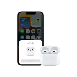 AirPods (3rd Generation) Bluetooth Earbuds with Magsafe Charging Case, White (MME73AM/A)<Apple New