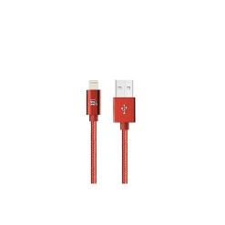 Apple Certified Durable Lightning Cable for iPhone, iPad, 4ft Red (LGHTMFI4FT-RED)<LAX Gadgets Outlet